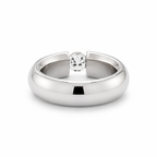 Solitaire - White gold and diamond