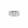 Bague Platine - Diamants 1,41 carats - Année 50