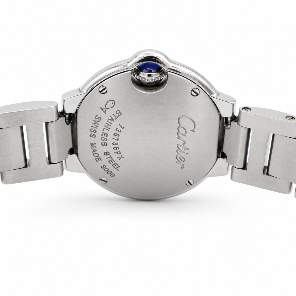 Cartier - Montre Ballon Bleu - Acier - 28 mm
