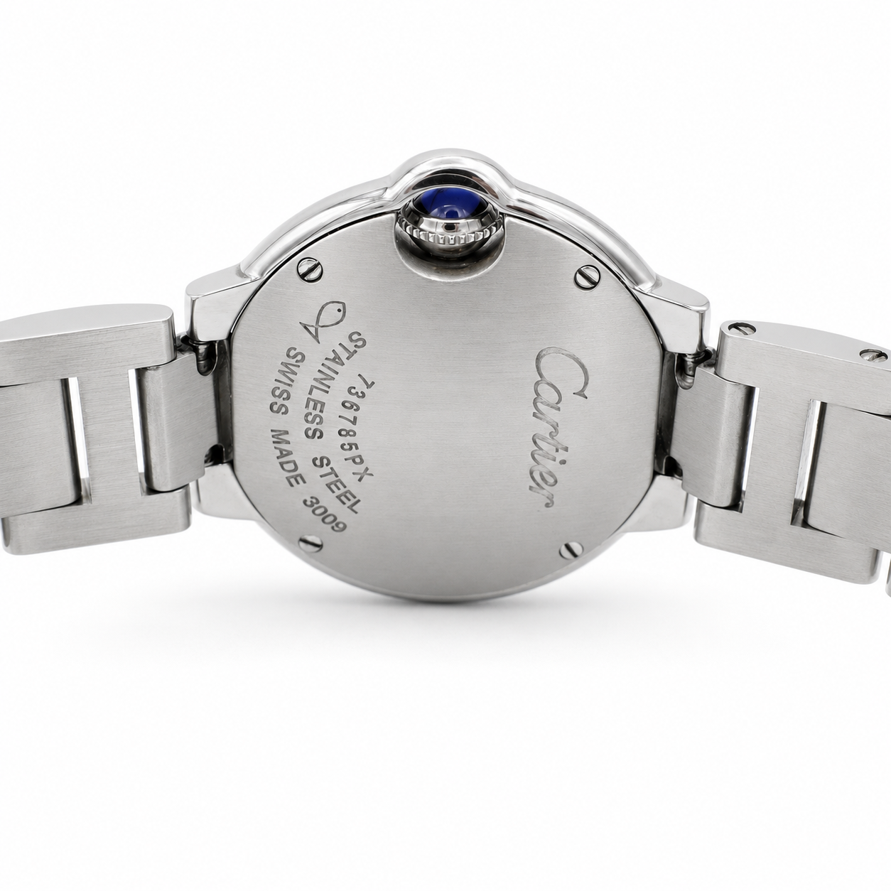 Cartier - Montre Ballon Bleu - Acier - 28 mm