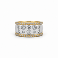 Bague Bandeau 2 ors - Diamants 1,35 carats