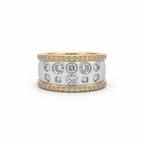 Bague Bandeau 2 ors - Diamants 1,35 carats
