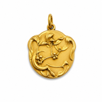 Art Nouveau - Médaille Or jaune - Edmond Becker