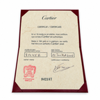 Cartier - Solitaire Platine et Diamant 0,41 carat
