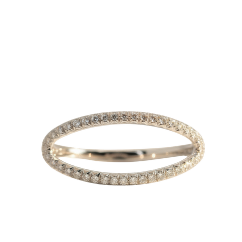 Vintage - Pince à Cheveux Or Blanc et Diamants