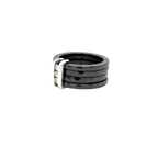 Guy Laroche - Bague 5 anneaux - Céramique et Diamants