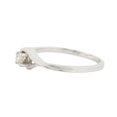 BAGUE EN OR BLANC 18 CARATS