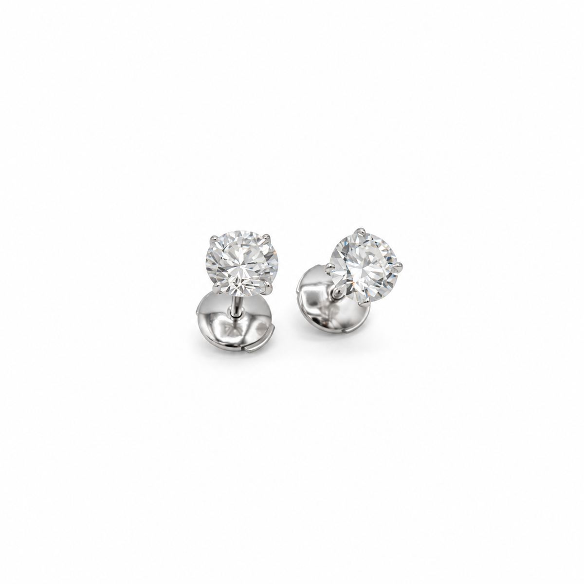 Boucles d’oreilles Puces Diamants