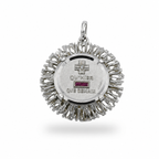 Augis - Médaille d’Amour - Or blanc - Rubis et Diamants