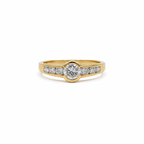 Bague - Or jaune - Diamants 0,55 carat
