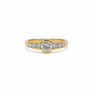 Bague - Or jaune - Diamants 0,55 carat