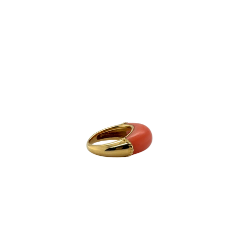 Bague ancienne - Or Jaune et Corail