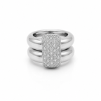 Chaumet - White Gold and Diamond Ring - Duo Model
