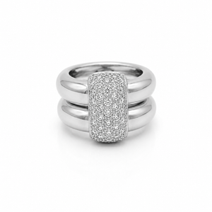 Chaumet - White Gold and Diamond Ring - Duo Model