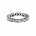 Alliance américaine - Or blanc - Diamants 1,76 carats