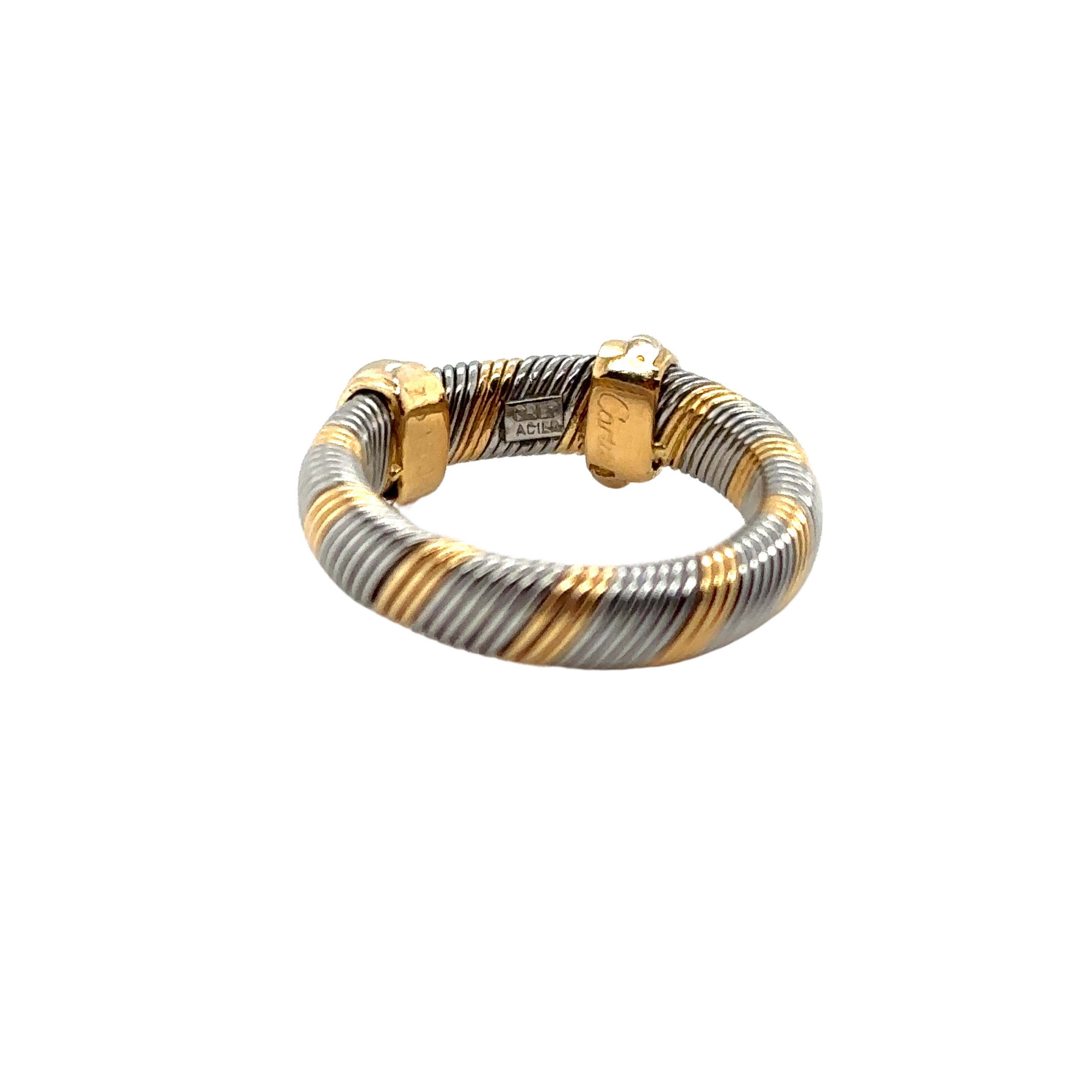 Cartier - Bague Motif trinity Acier et or