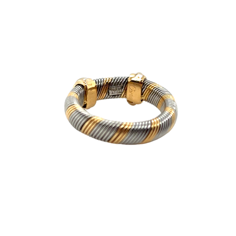 Cartier - Bague Motif trinity Acier et or