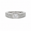 Bague Or blanc - Diamants 1,20 carats