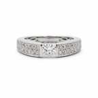 Bague Or blanc - Diamants 1,20 carats
