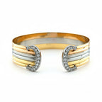 Cartier - bracelet 3 ors - modèle double C avec diamants