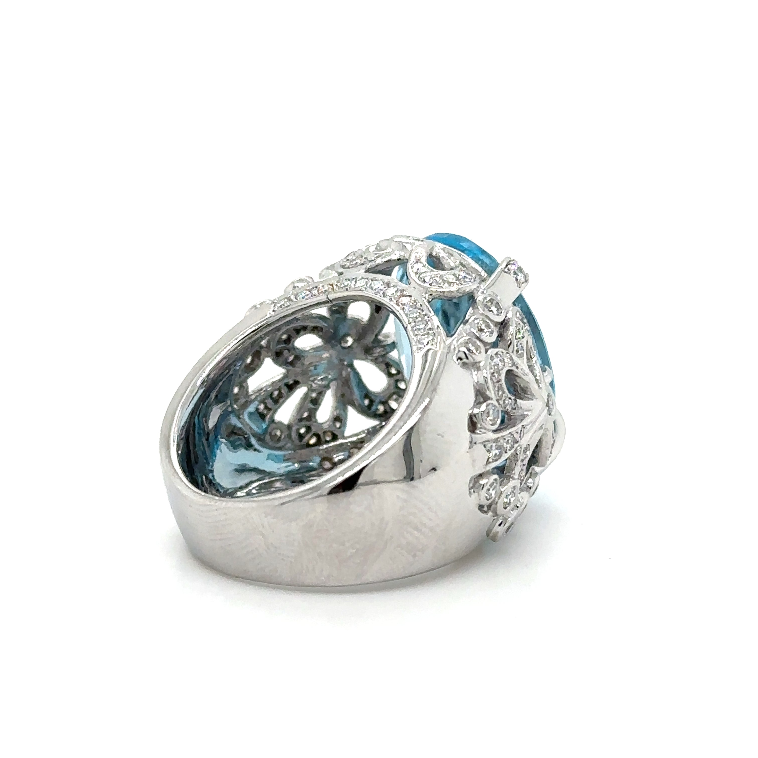 Bague d’Exception - Topaze et Diamants