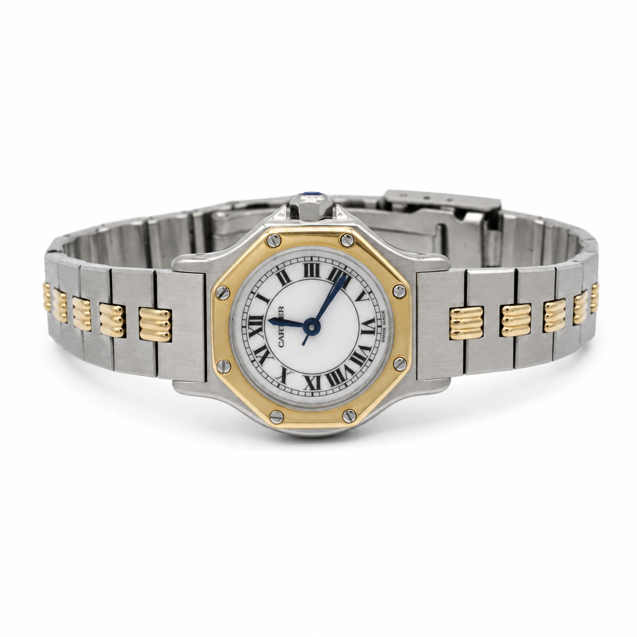Cartier - Montre Santos Octogonale - Or et Acier
