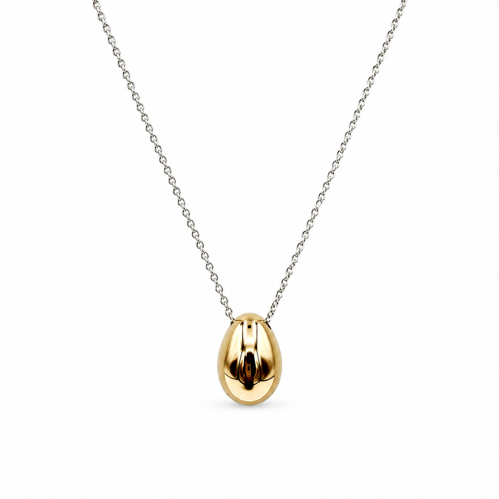 Pomellato - Collier Œuf - Or jaune et blanc