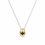 Pomellato - Collier Œuf - Or jaune et blanc