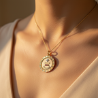 Pendentif Médaille D'amour - Or Jaune - Maison Augis