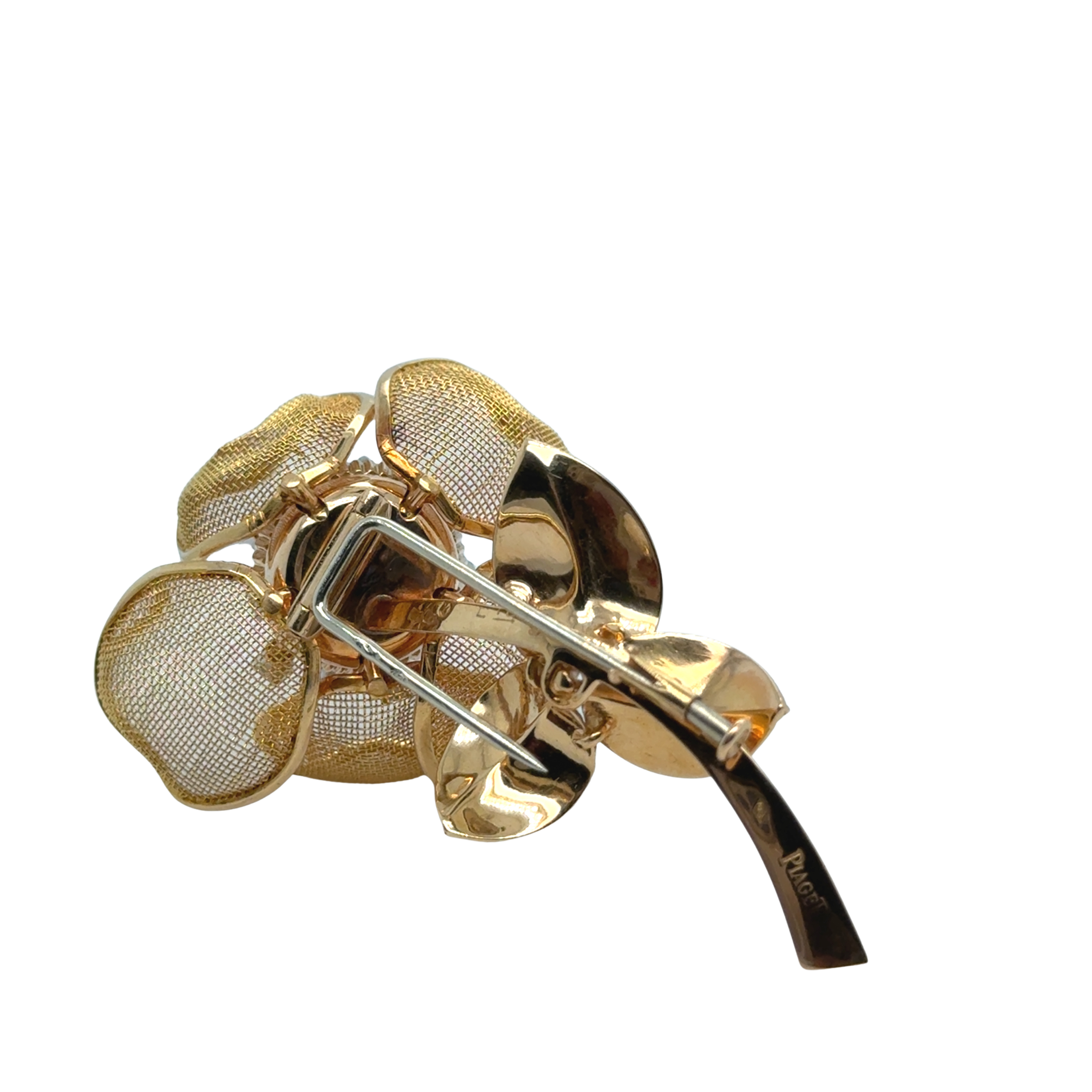 Piaget - Broche «  la trembleuse » - Or jaune  et Diamants - Année 60