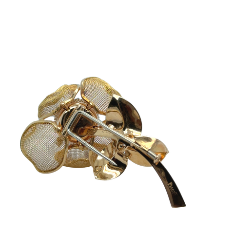Piaget - Broche «  la trembleuse » - Or jaune  et Diamants - Année 60