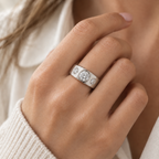 Bague Platine - Diamants 1,41 carats - Année 50