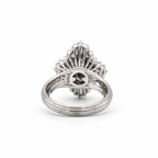 Bague Cocktail Platine et Diamants