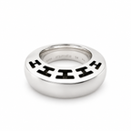 Hermès - Bague Jonc Argent Modèle Clarté