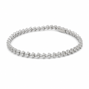 Bracelet Riviere Diamants - Or Blanc