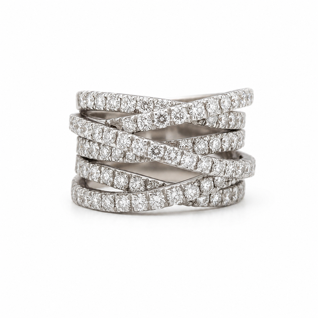 Léo Pizzo - Bague Or blanc et Diamants