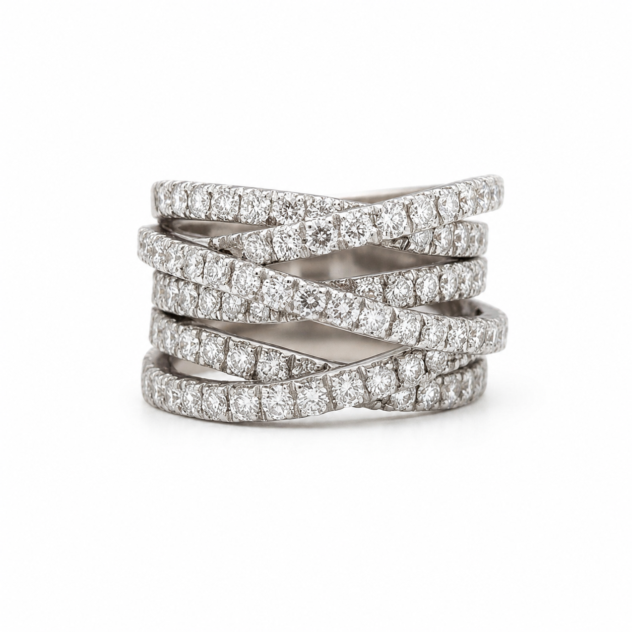 Léo Pizzo - White Gold and Diamond Ring