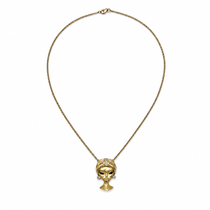 Cleopatra Necklace - Yellow Gold and Diamonds