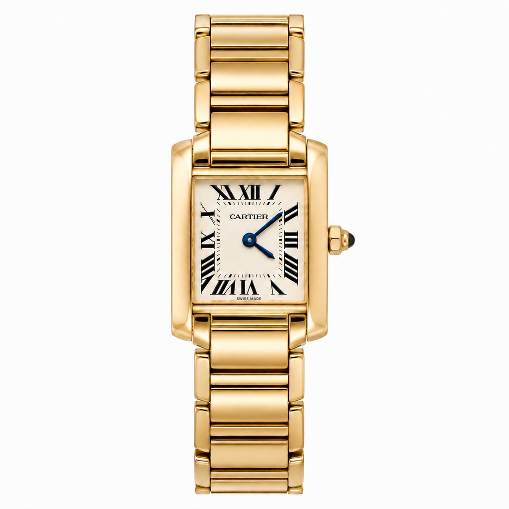 Cartier - Montre Tank Française - Or jaune