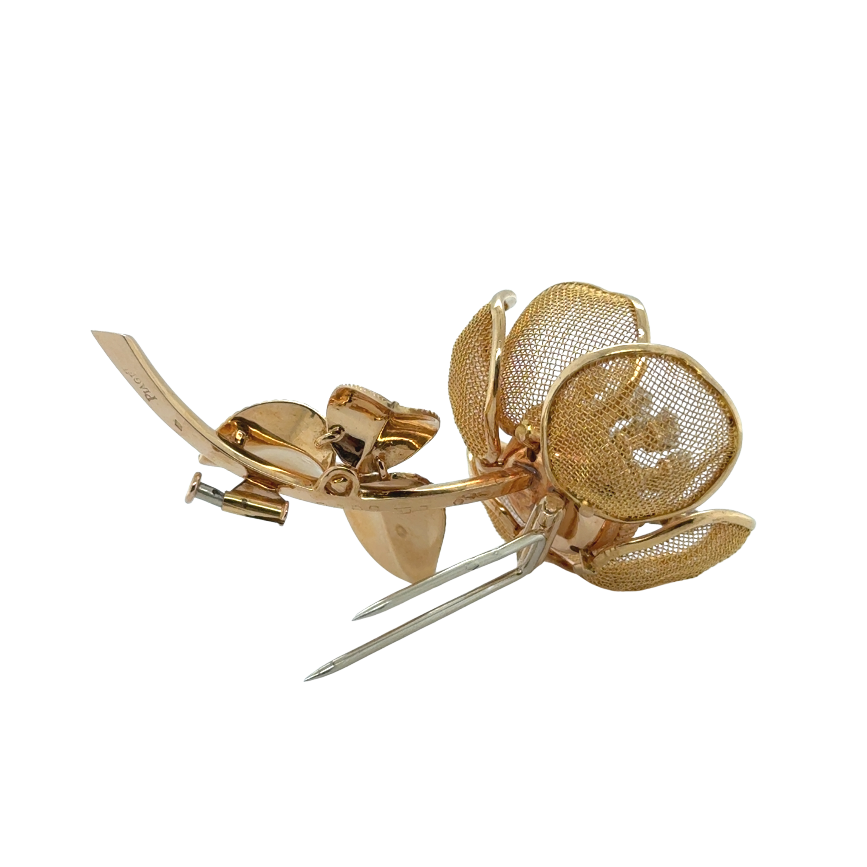 Piaget - Broche «  la trembleuse » - Or jaune  et Diamants - Année 60