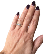 Louis Vuitton - Bague Clous Or blanc