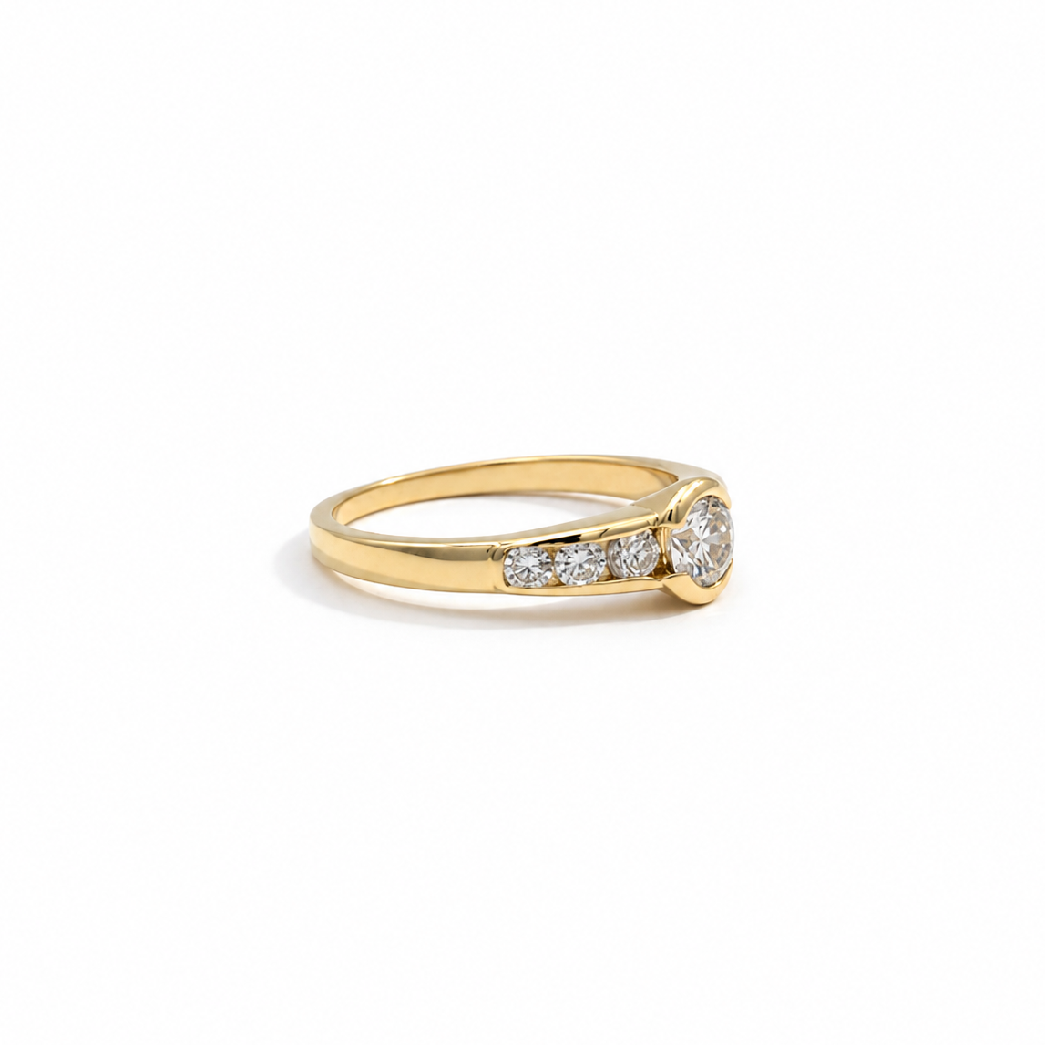 Bague - Or jaune - Diamants 0,55 carat