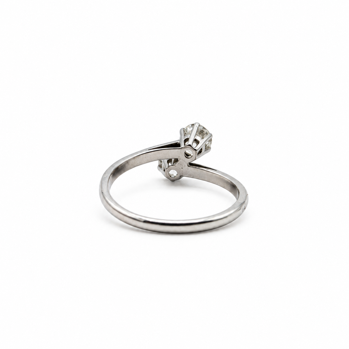 Bague Toi et Moi - Or blanc et diamants