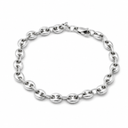 Bracelet Or Blanc - Grain de Café