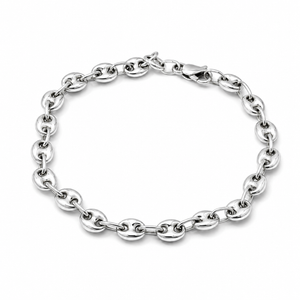 Bracelet Or Blanc - Grain de Café