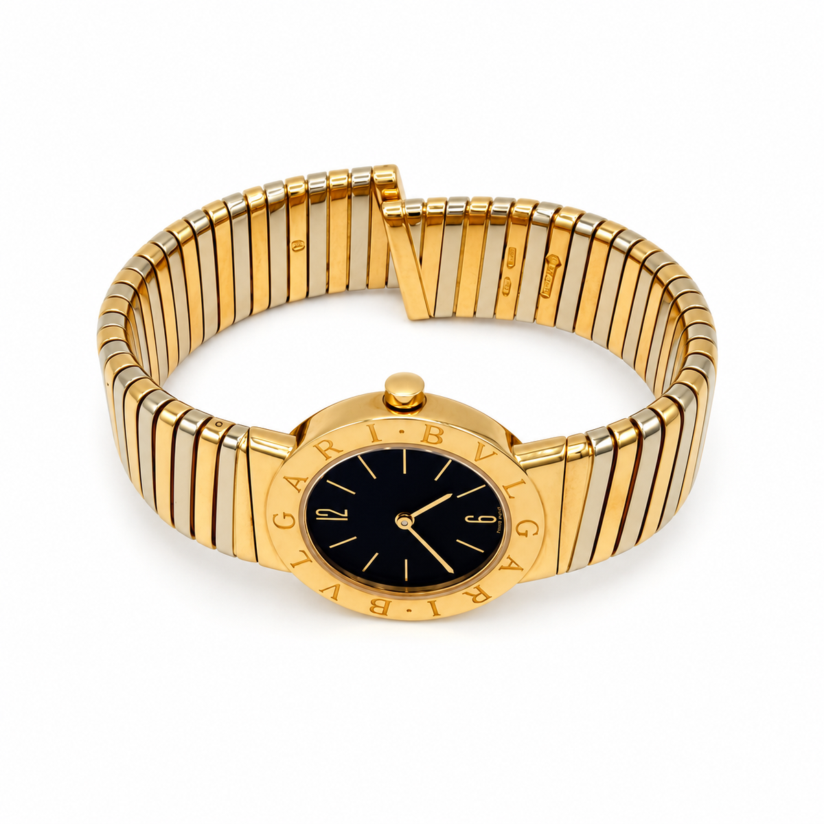Bulgari - Montre Tubogas Or jaune et Acier - Année 90