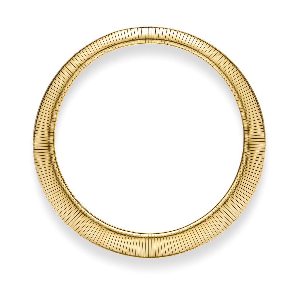 Collier Tubogas - Or Jaune