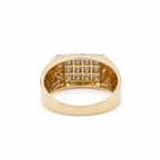 Chevalière - Or jaune et Diamants 0,40 carat