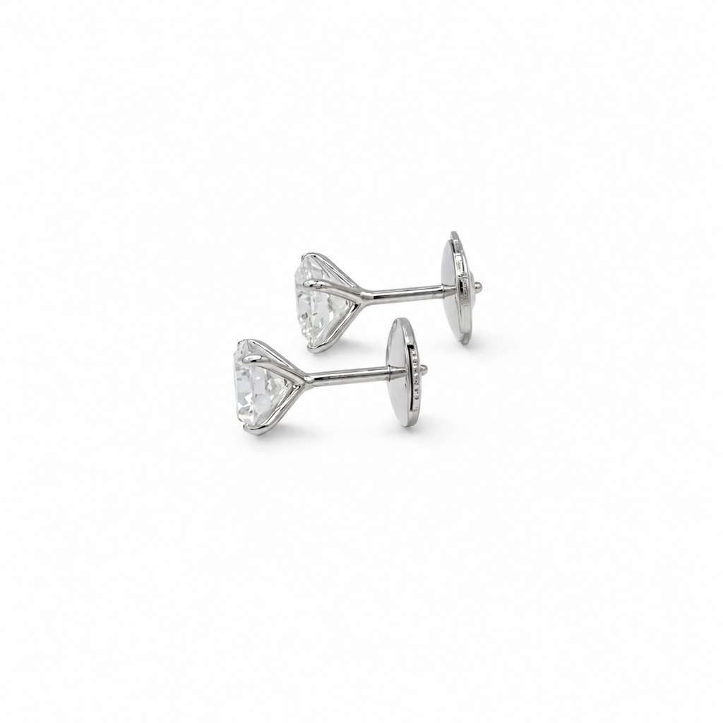 Boucles d’oreilles Puces Diamants