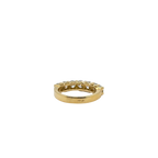 Wedding band - Yellow gold and diamonds